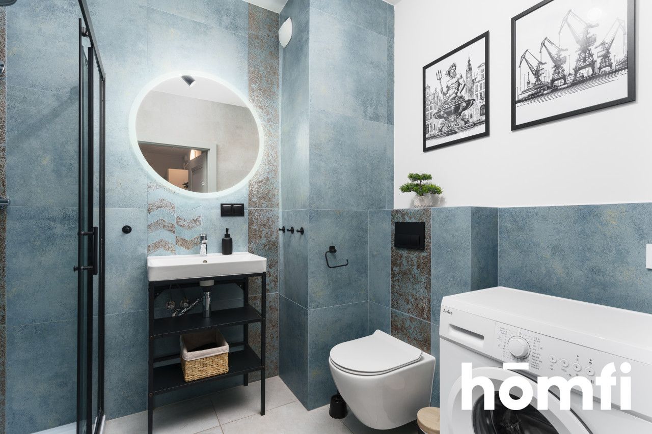 Stylish 2-room apartment with balcony - Electricians, Cranes I - Apartment - Sale - Gdańsk, Śródmieście