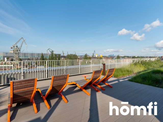 Stylish 2-room apartment with balcony - Electricians, Cranes I - Apartment - Sale - Gdańsk, Śródmieście