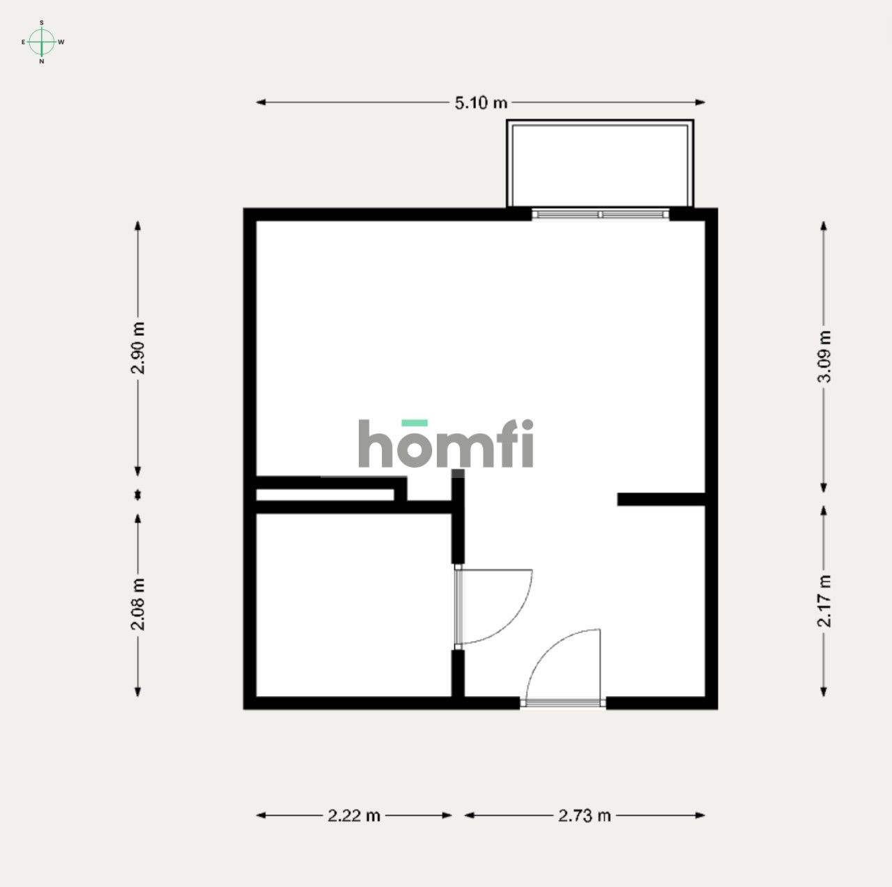 Kawalerka inwestycyjna z balkonem w centrum - Mieszkanie - Sprzedaż - Łódź, Polesie
