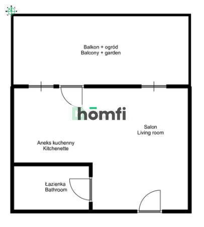 Mieszkanie z ogrodem/ Brzoskwiniowa - Mieszkanie - Wynajem - Wrocław, Krzyki