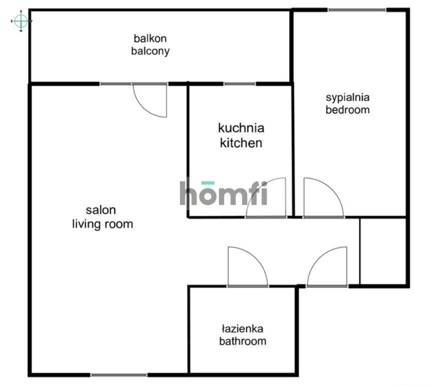 modern 2-room apartment NEXT TO MAGNOLIA PARK - Apartment - Rent - Wrocław, Fabryczna / Gądów Mały