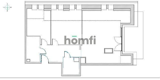 A three-room apartment with a large terrace in the center - Квартира - Оренда - Wrocław, Śródmieście / Śródmieście