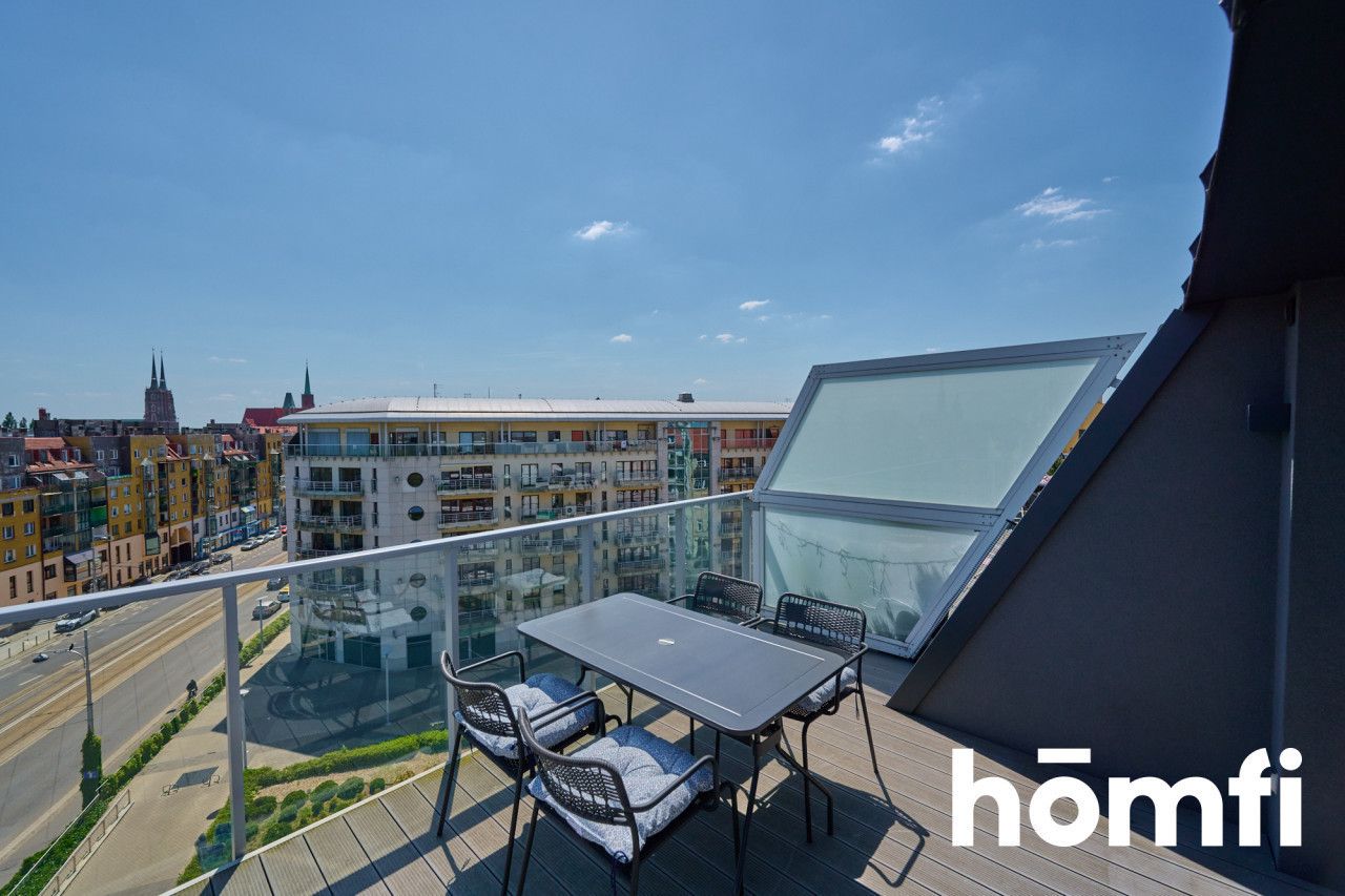 A three-room apartment with a large terrace in the center - Квартира - Оренда - Wrocław, Śródmieście / Śródmieście