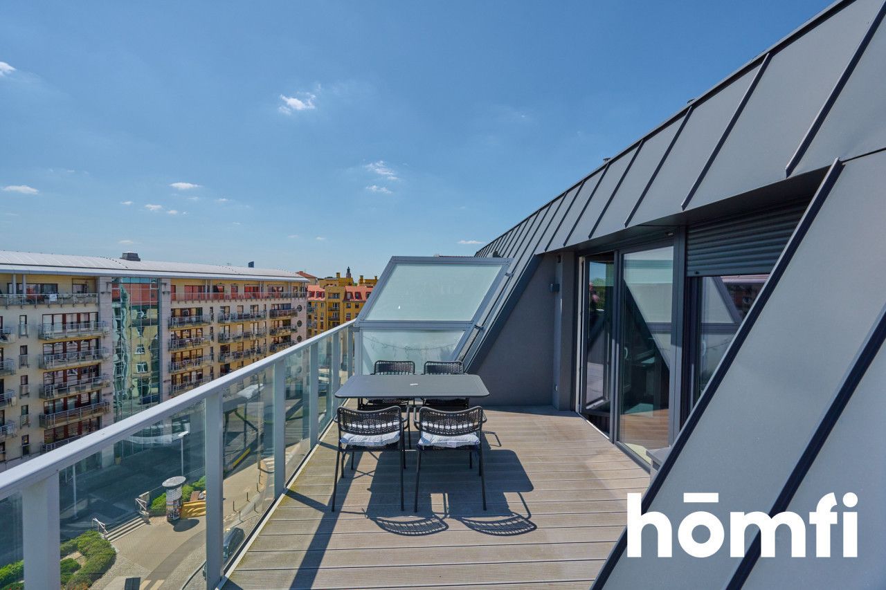 A three-room apartment with a large terrace in the center - Квартира - Оренда - Wrocław, Śródmieście / Śródmieście