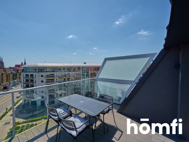 A three-room apartment with a large terrace in the center - Квартира - Оренда - Wrocław, Śródmieście / Śródmieście