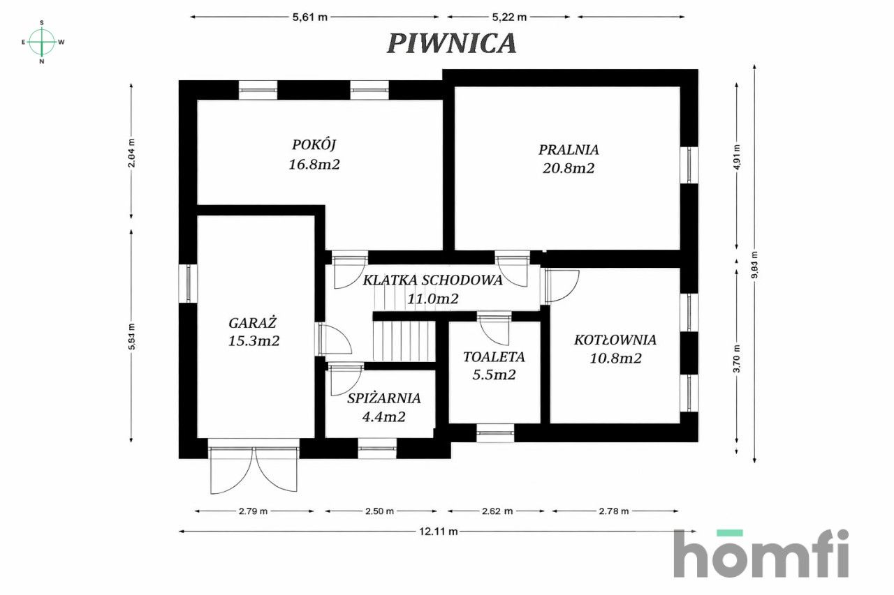 Wielopoziomowy dom z ogrodem i garażem – Mniszek - Dom - Sprzedaż - Grudziądz, Osiedle Podleśne-Mniszek