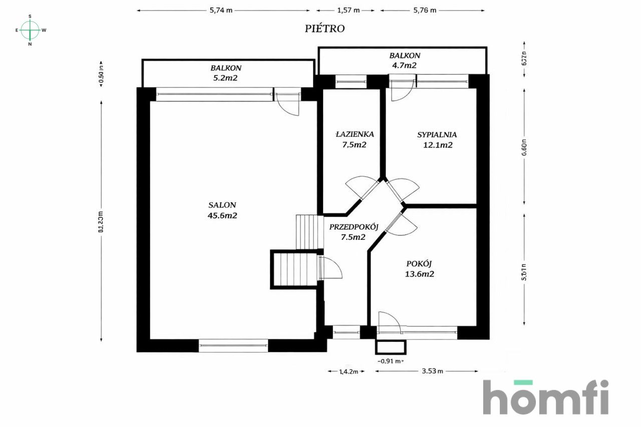 Wielopoziomowy dom z ogrodem i garażem – Mniszek - Dom - Sprzedaż - Grudziądz, Osiedle Podleśne-Mniszek