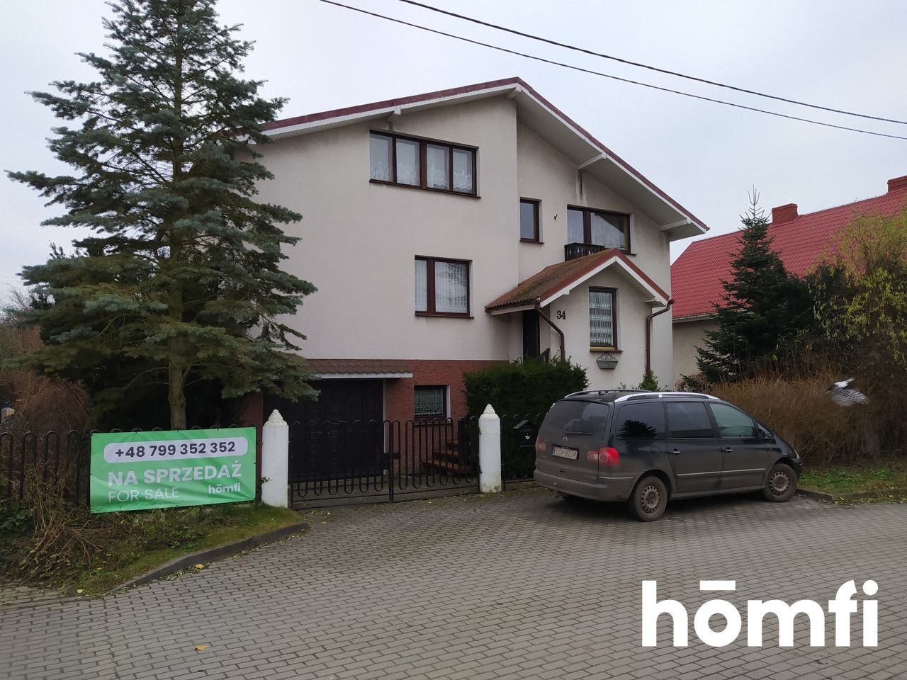 Wielopoziomowy dom z ogrodem i garażem – Mniszek - Dom - Sprzedaż - Grudziądz, Osiedle Podleśne-Mniszek