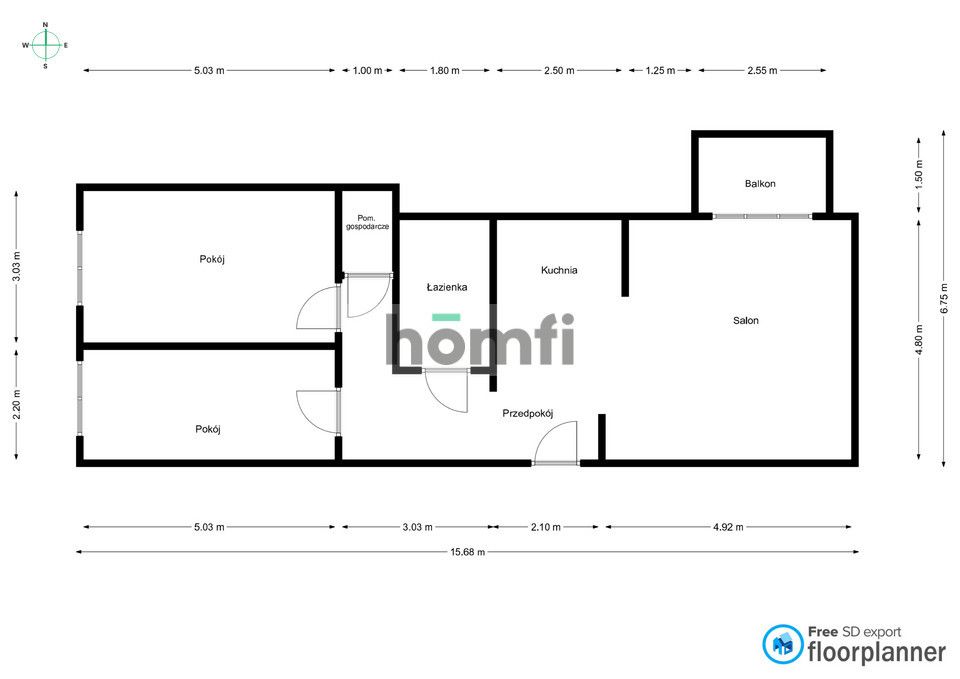Ligota Park Apartments | 3 rooms, 75 m² - Квартира - Продаж - Katowice, Załęska Hałda