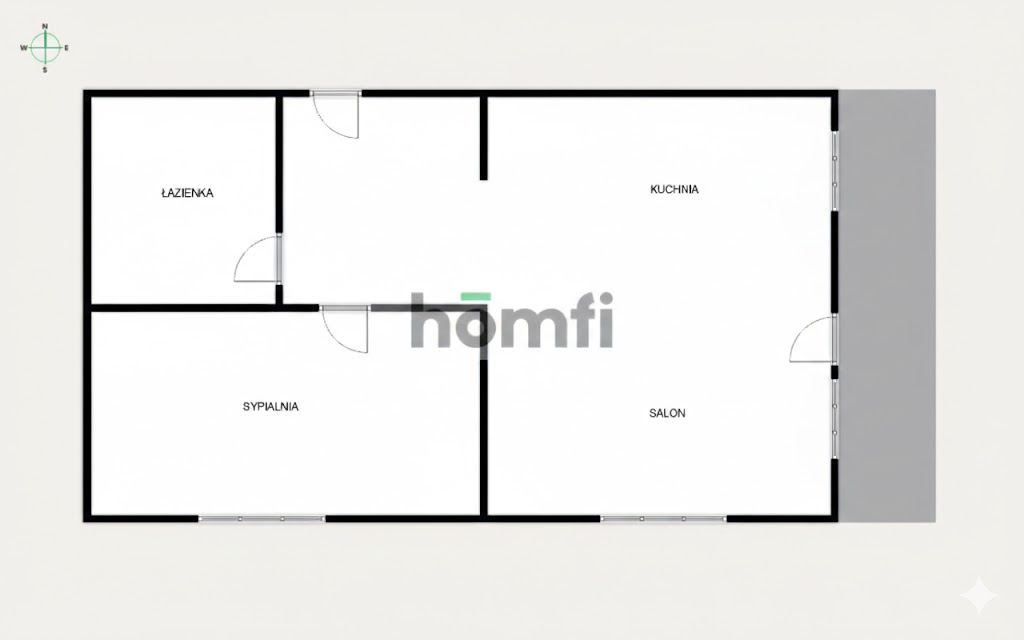 Dwupokojowe mieszkanie w centrum miasta - Mieszkanie - Wynajem - Radom, Śródmieście