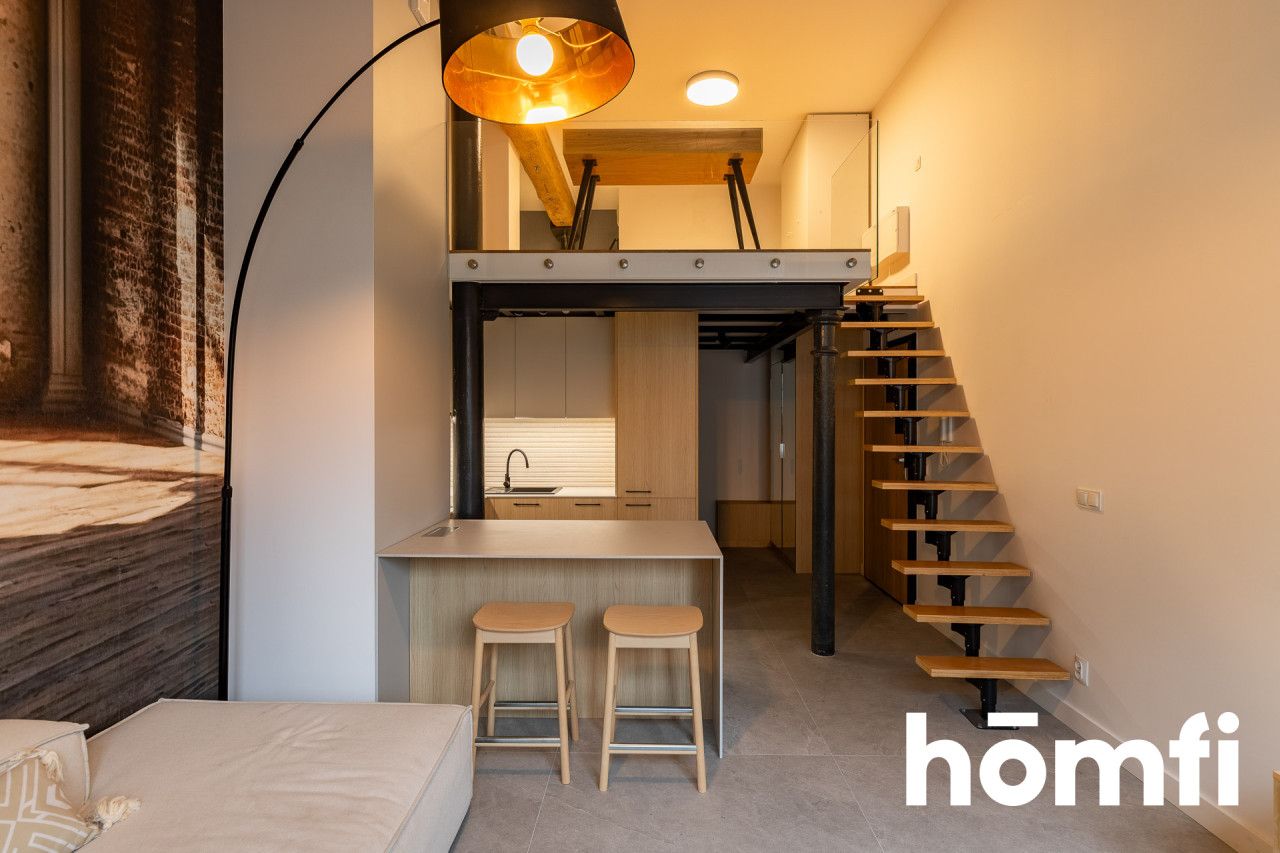 Industrial-Style Loft Apartment in D77, Prime Location by Manufaktura - Apartment - Sale - Łódź, Bałuty