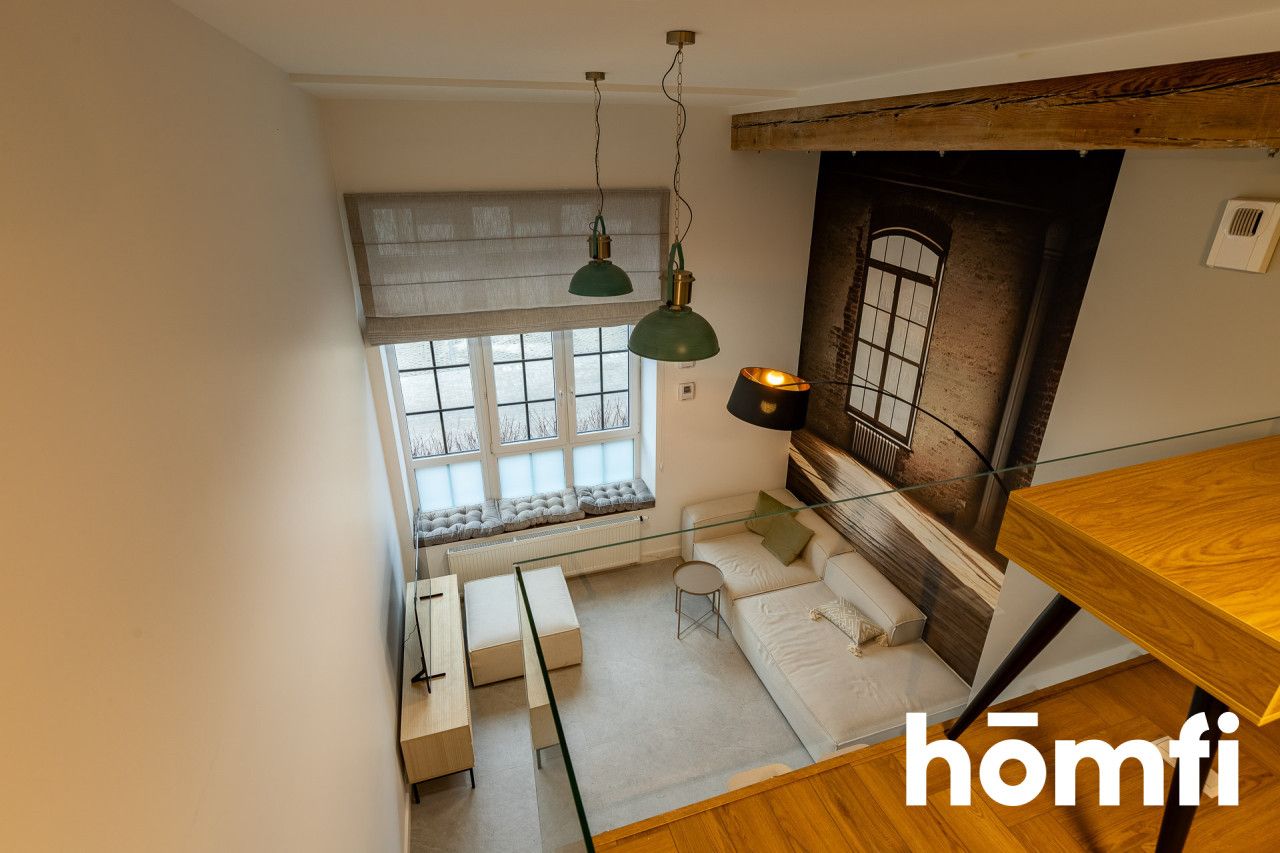 Industrial-Style Loft Apartment in D77, Prime Location by Manufaktura - Apartment - Sale - Łódź, Bałuty