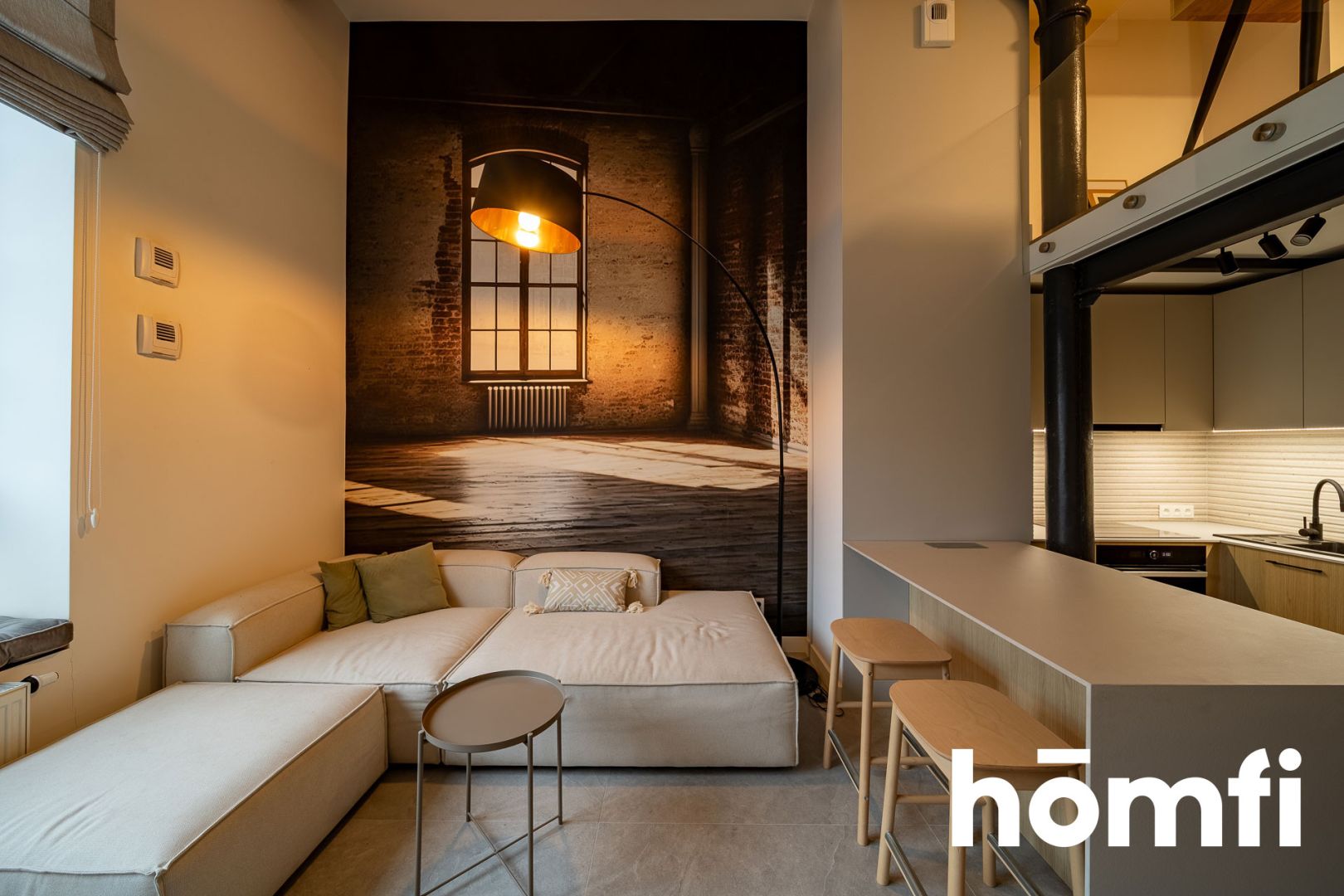 Industrial-Style Loft Apartment in D77, Prime Location by Manufaktura - Apartment - Sale - Łódź, Bałuty