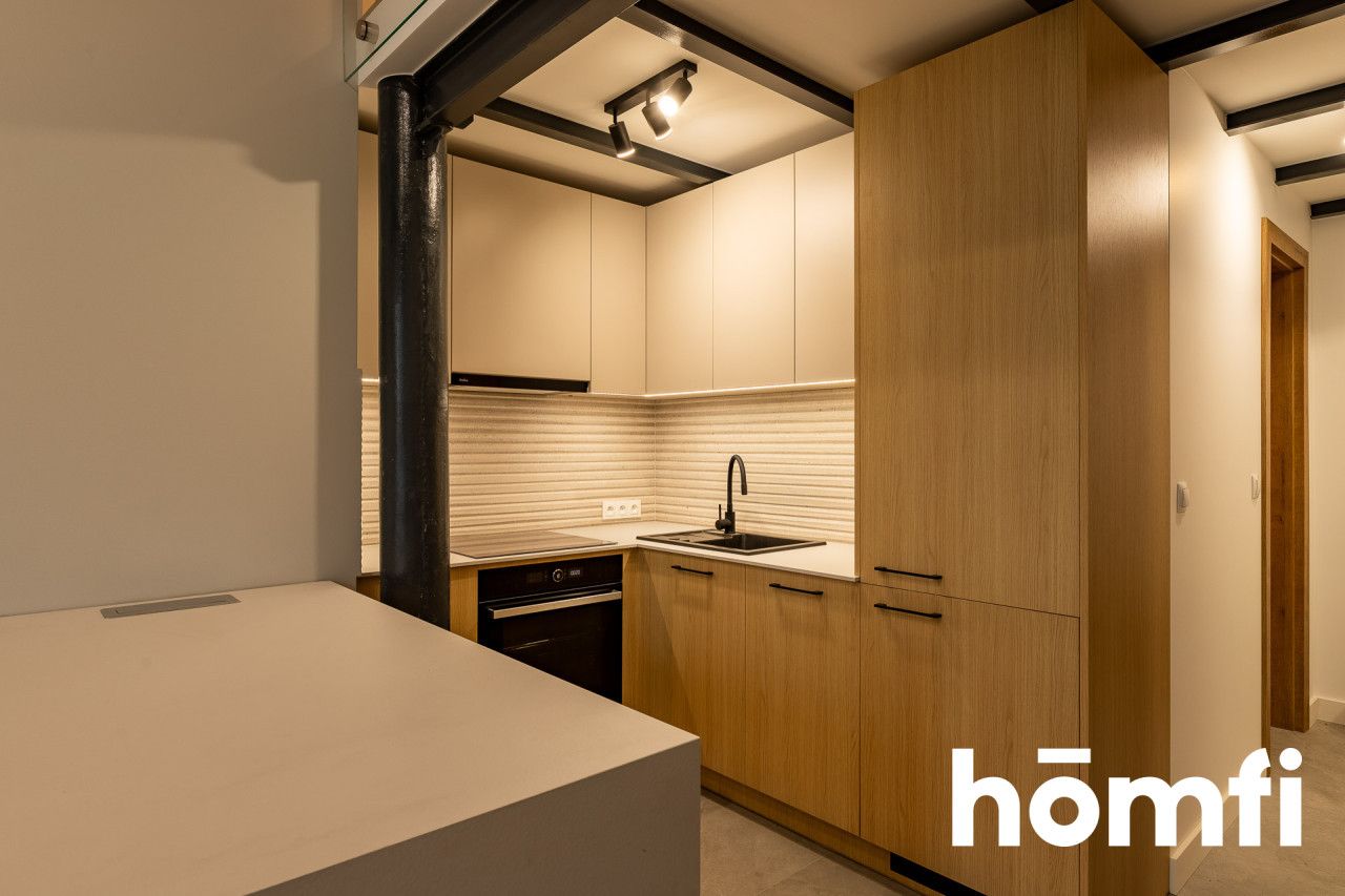 Industrial-Style Loft Apartment in D77, Prime Location by Manufaktura - Apartment - Sale - Łódź, Bałuty