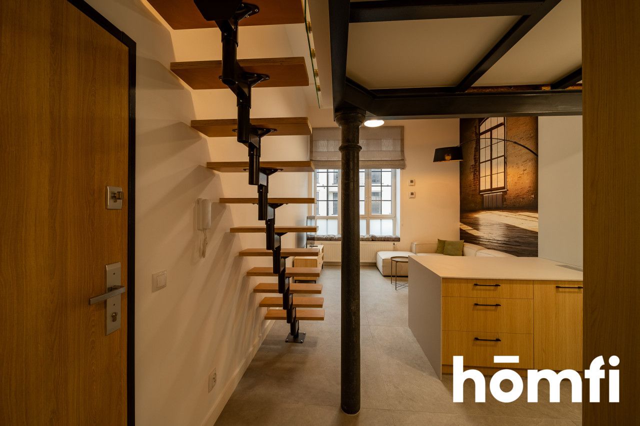 Industrial-Style Loft Apartment in D77, Prime Location by Manufaktura - Apartment - Sale - Łódź, Bałuty