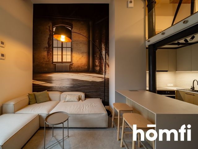 Industrial-Style Loft Apartment in D77, Prime Location by Manufaktura - Квартира - Продаж - Łódź, Bałuty