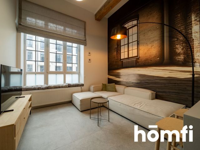 Industrial-Style Loft Apartment in D77, Prime Location by Manufaktura - Квартира - Продаж - Łódź, Bałuty