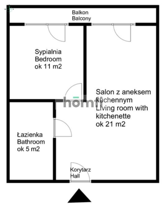 2 rooms | Art Deco | Metro - Квартира - Оренда - Warszawa, Mokotów