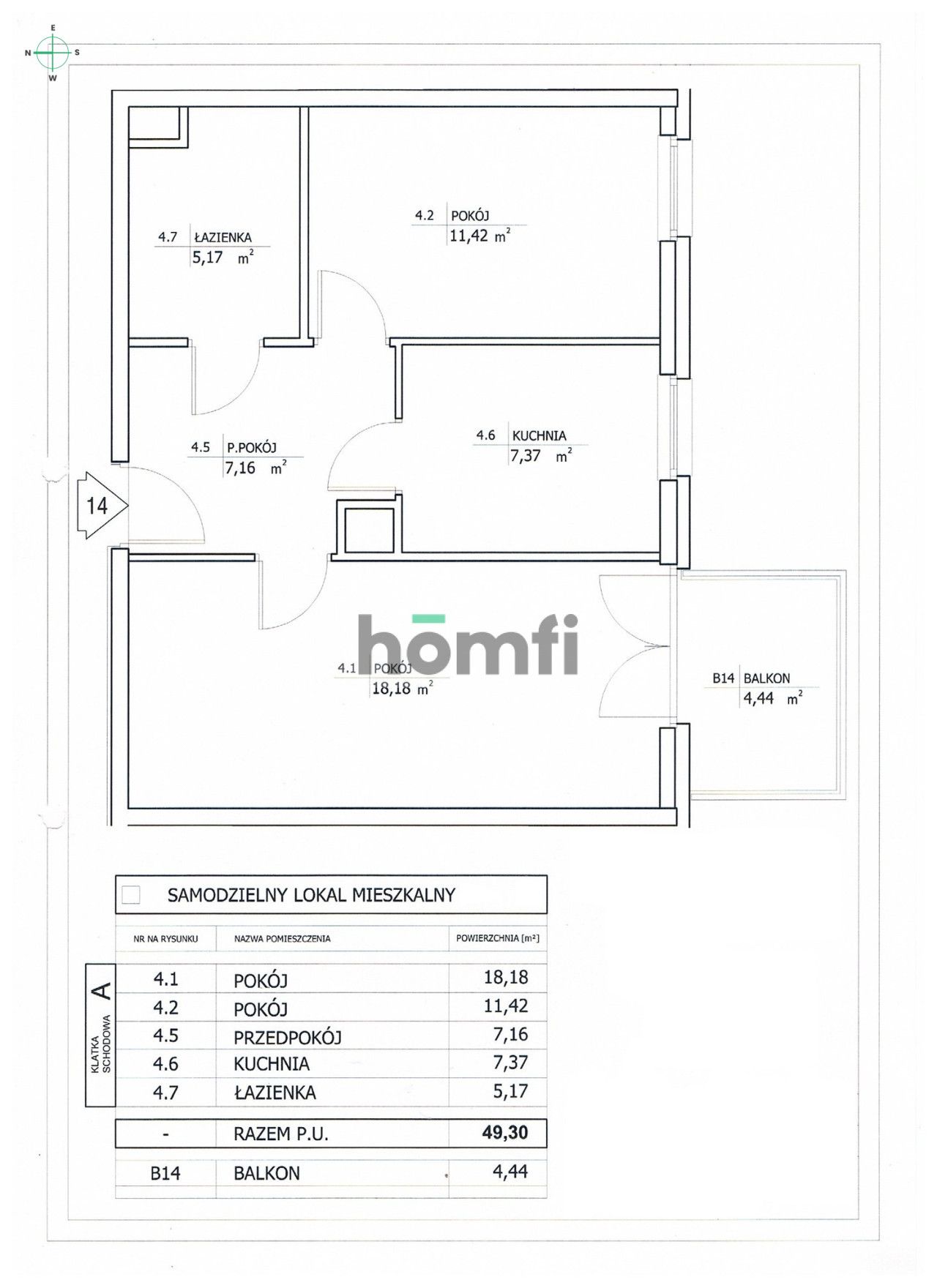 For Rent – Apartment with 2 separate rooms (Avia Estate / Czyżyny) - Квартира - Оренда - Kraków, Nowa Huta / Czyżyny