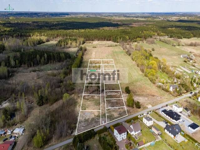 Large, well-proportioned plots near Radom - Plot - Sale - Radomski, Jedlińsk / Wielogóra