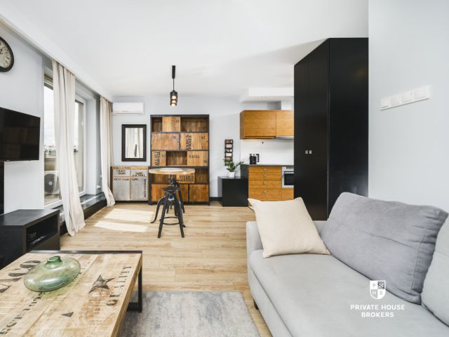 Duże studio na Starym Podgórzu - Mieszkanie - Wynajem - Kraków, Podgórze