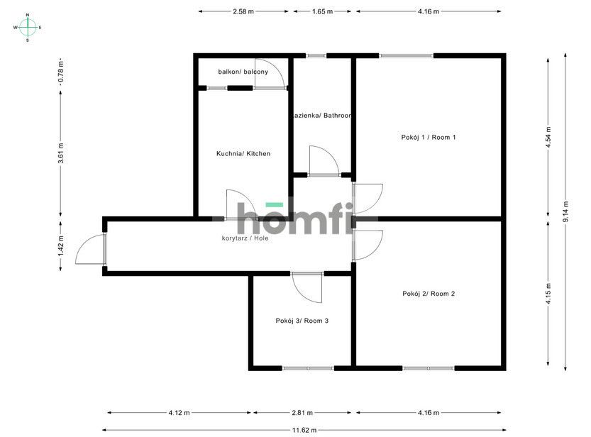3 SEPARATE ROOMS Potebni ! - Apartment - Rent - Wrocław, Śródmieście