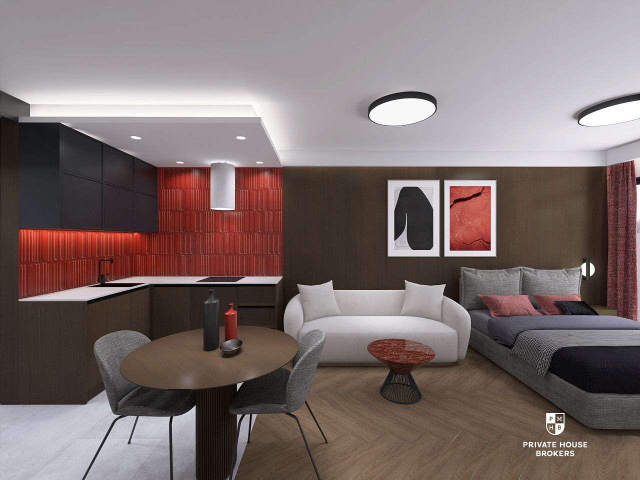 Studio 27,6m2 in new building close to Wawel castle - Kościuszki 22 Apartments - Apartment - Sale - Kraków, Krowodrza / Salwator