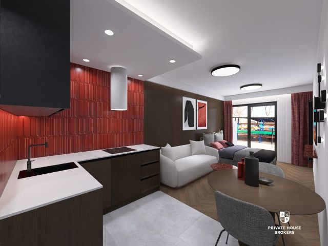 Studio 27,6m2 in new building close to Wawel castle - Kościuszki 22 Apartments - Apartment - Sale - Kraków, Krowodrza / Salwator