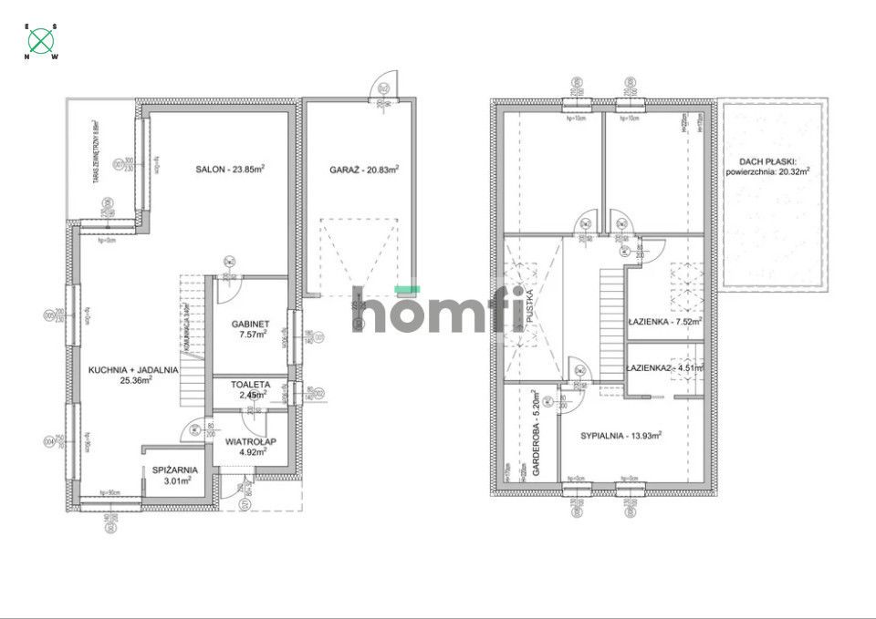 New energy-efficient house with a garden surrounded by forest | Zalesie near Kraków - House - Sale - Krakowski, Iwanowice / Zalesie