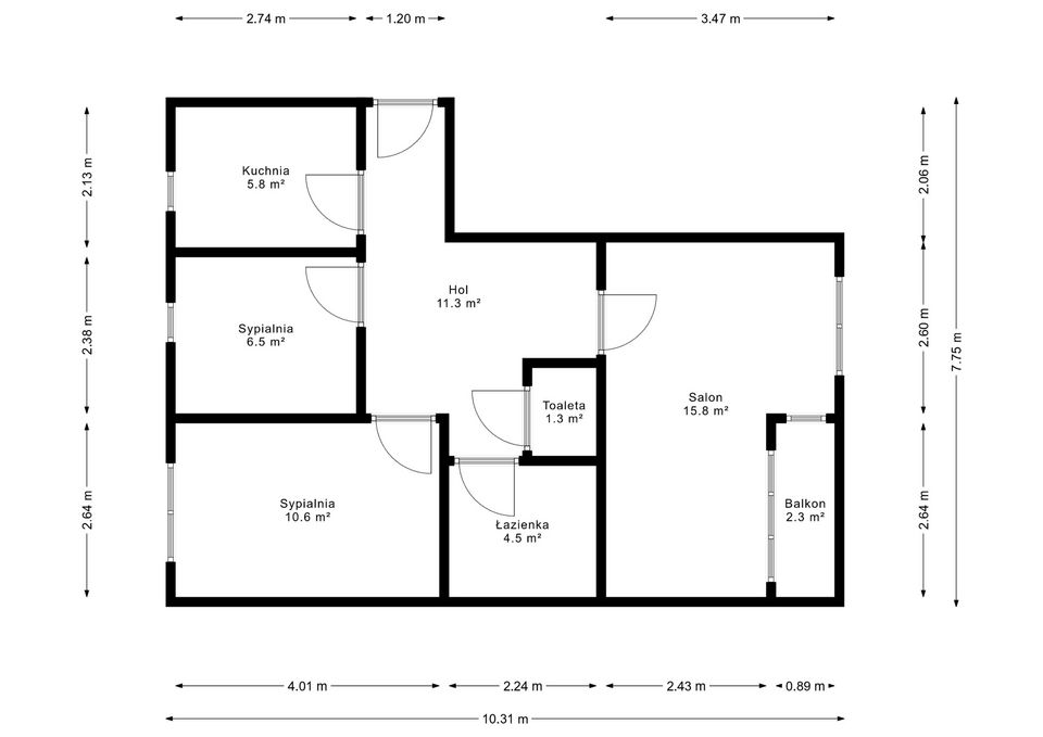 Stylowe 3-pok.| 55m2| Janczewice| PKP WAW Jeziorki - Mieszkanie - Wynajem - Piaseczyński, Lesznowola / Janczewice