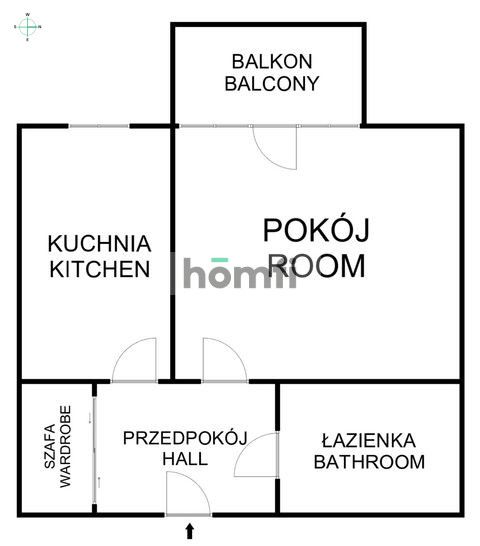 BRIGHT 1 ROOM ON THE 3RD FLOOR ┃ UL. RADZIKOWSKIEGO 100A ┃CLOSE TO IKEA AND GALERIA BRONOWICE┃ BRONOWICE┃BALCONY ┃ - Квартира - Оренда - Kraków, Krowodrza / Bronowice