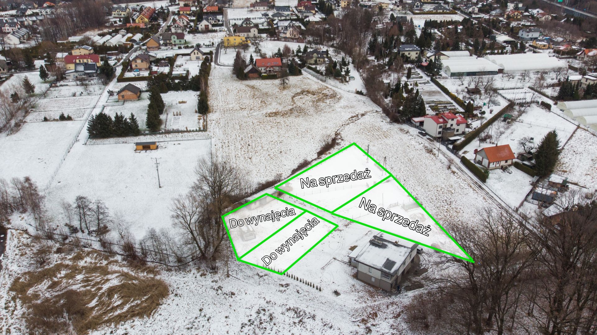 For sale a plot 11.71-acre Bielsko Biala - Ділянка - Продаж - Bielsko-Biała, Komorowice Krakowskie