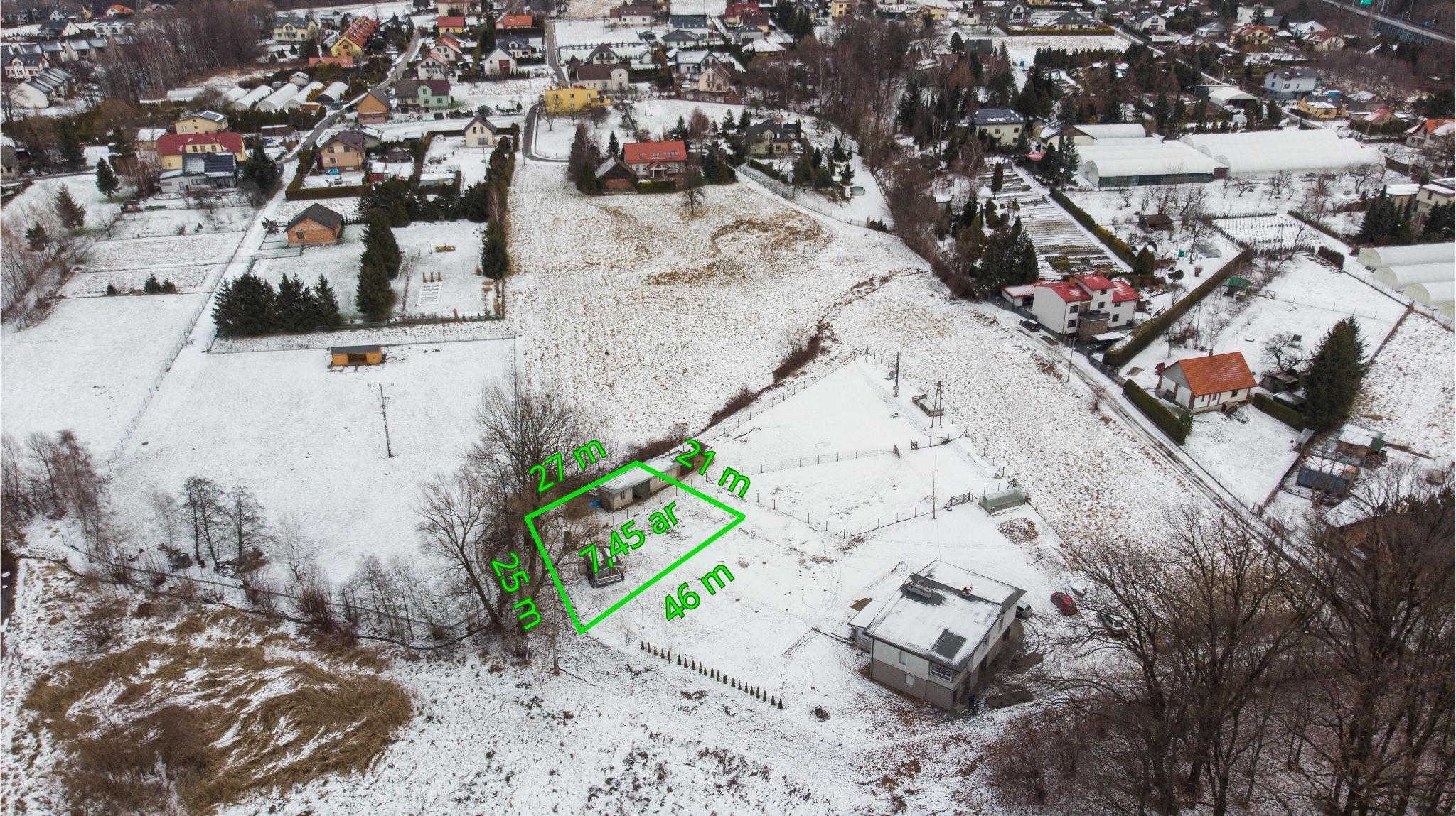 plot for rent located Bielsko Biala 7.45are - Ділянка - Оренда - Bielsko-Biała, Komorowice Krakowskie