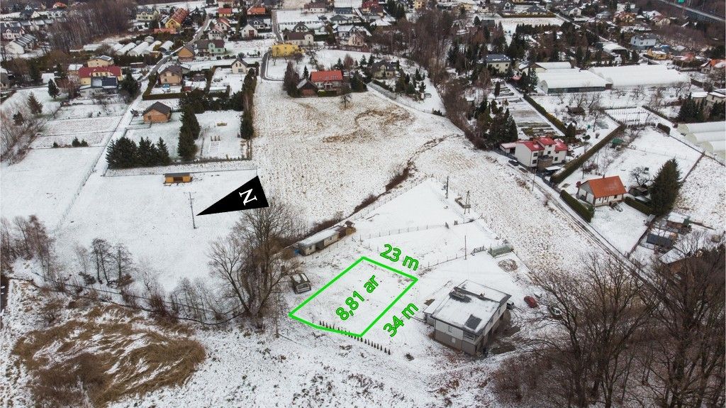 Na wynajem działka budowlana 8,81ar Bielsko-Biała - Działka - Wynajem - Bielsko-Biała, Komorowice Krakowskie