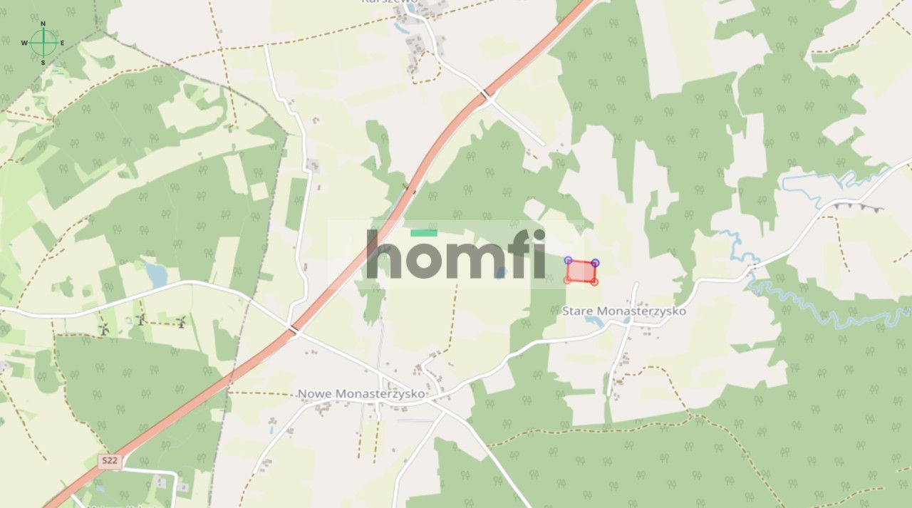 działka RIVa 2,43 ha Stare Monasterzysko - Działka - Sprzedaż - Elbląski, Młynary / Stare Monasterzysko