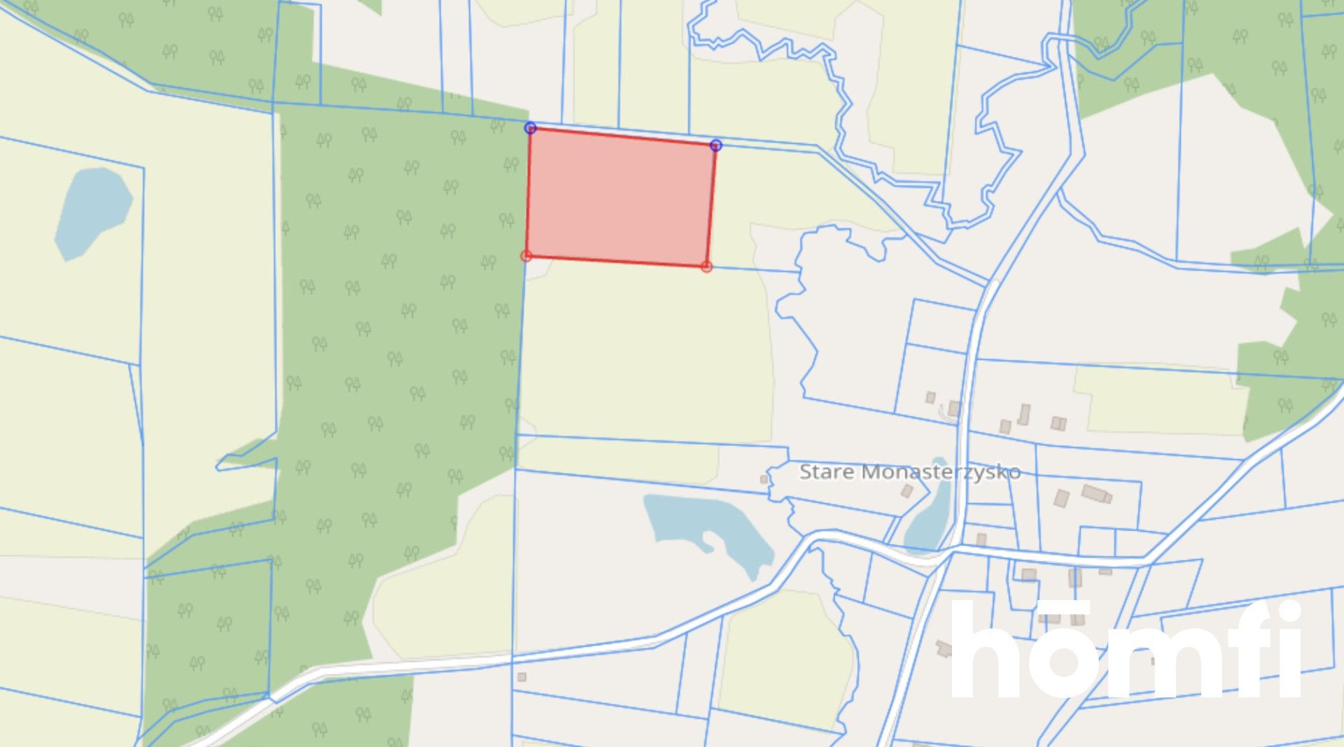plot RIVa 2,43 hectare Stare Monasterzysko - Plot - Sale - Elbląski, Młynary / Stare Monasterzysko