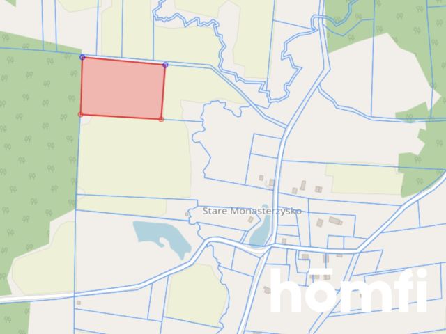 działka RIVa 2,43 ha Stare Monasterzysko - Działka - Sprzedaż - Elbląski, Młynary / Stare Monasterzysko