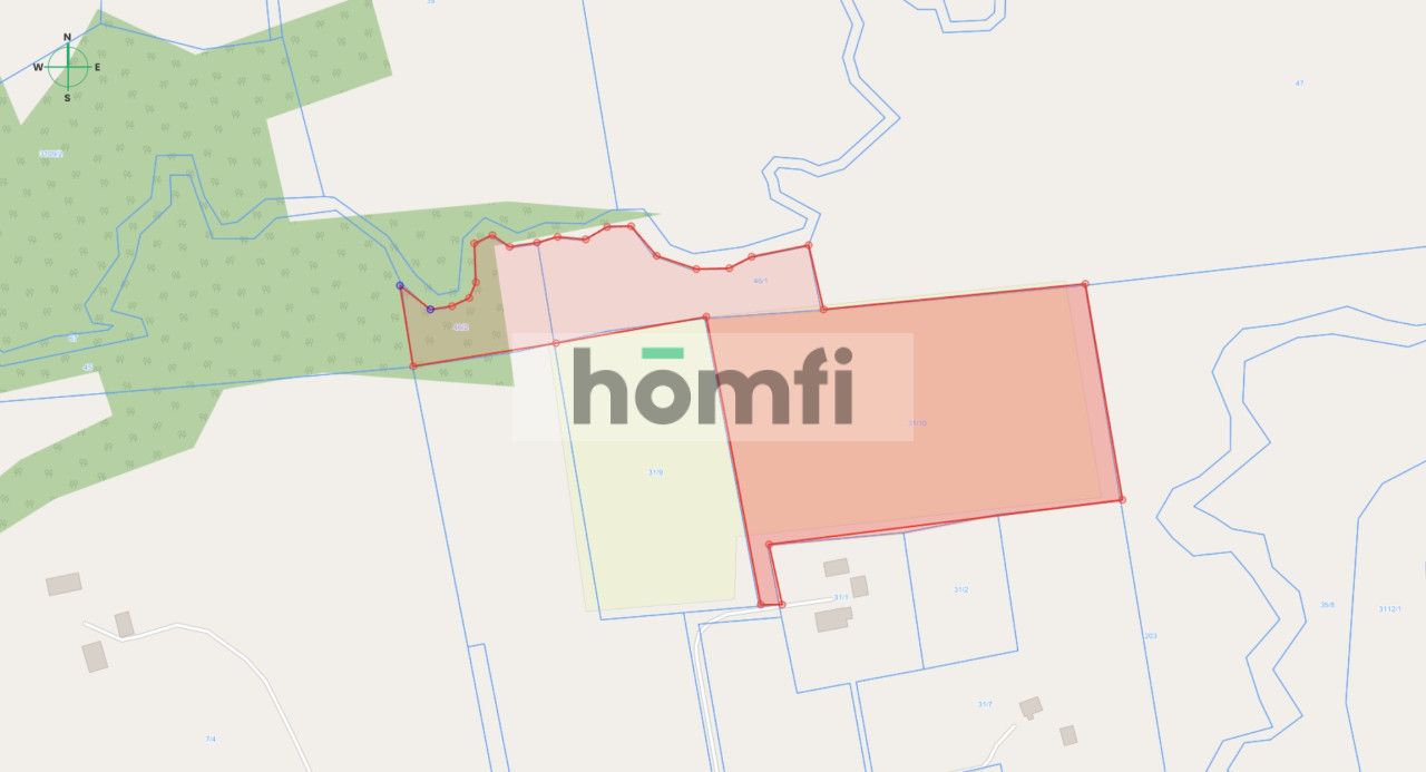 plot RIVa 2,61 hectare Zaścianki, elbląski - Plot - Sale - Elbląski, Młynary / Zaścianki