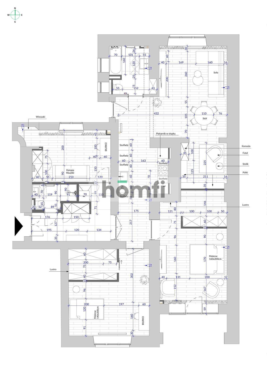 For sale is a unique, 120 sq m family apartment located in the central part of Warsaw - Apartment - Sale - Warszawa, Ochota
