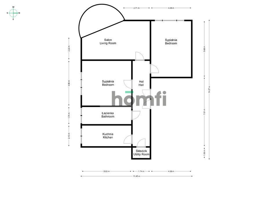 3-room apartment for sale in Poznań/Grunwald/Grunwald - Apartment - Sale - Poznań, Grunwald