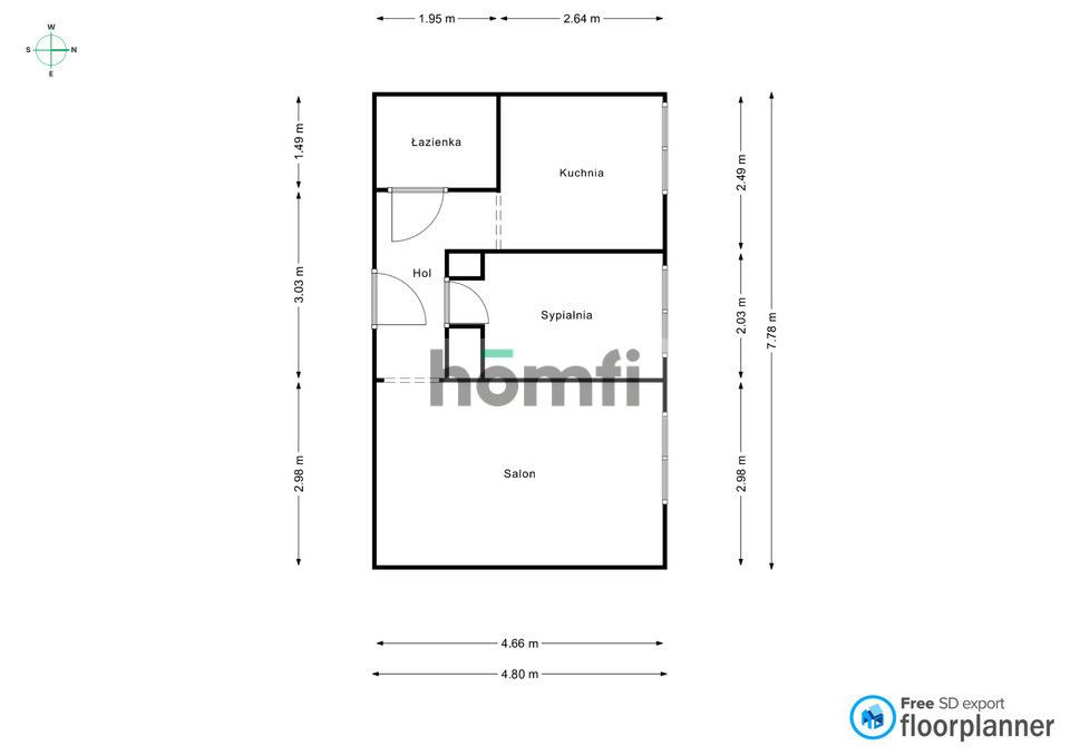 Ligota | 2 rooms | 35 m² | separate kitchen - Квартира - Продаж - Katowice, Ligota