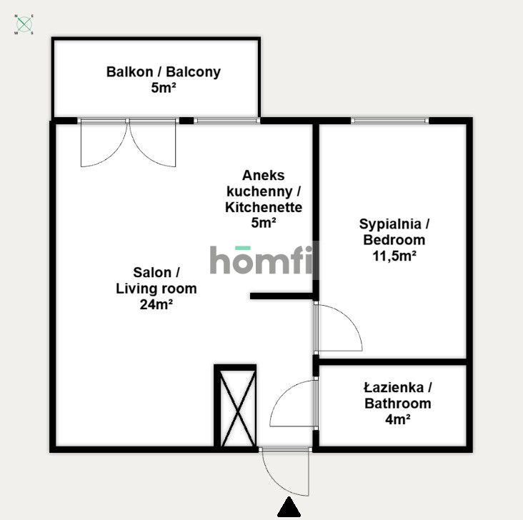 newly furbished 2 rooms for first tenant - Apartment - Rent - Gdańsk, Rębowo