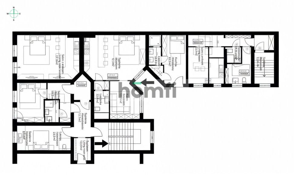 Large, investment-grade, with the possibility of division - Квартира - Продаж - Toruń, Bydgoskie Przedmieście
