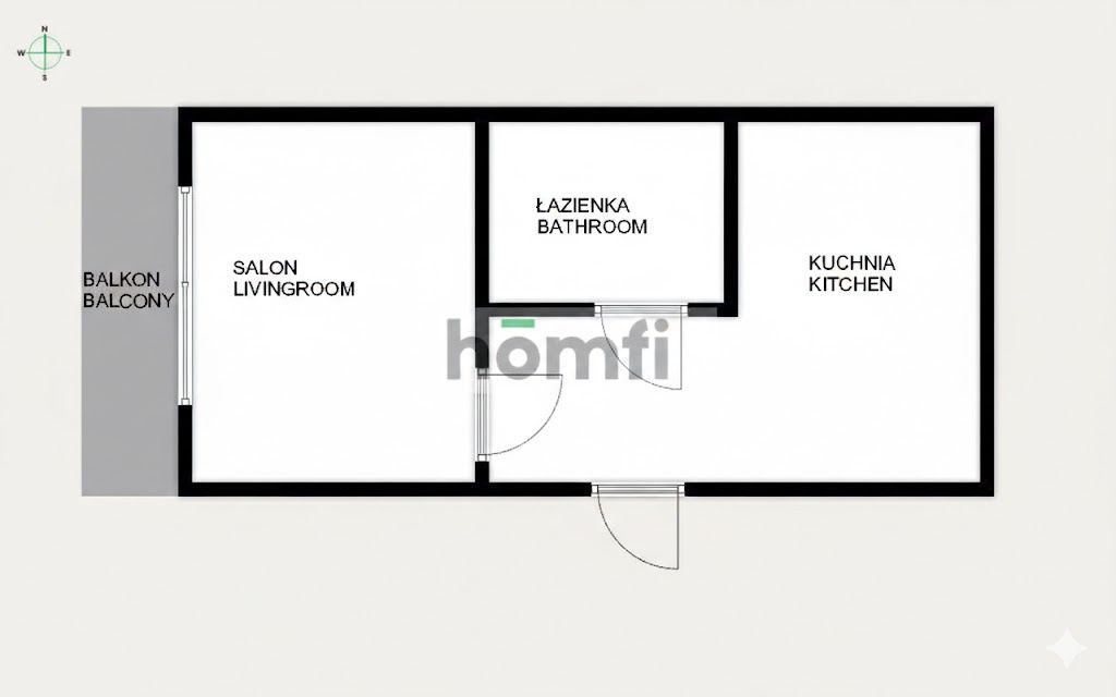 Kawalerka w sercu miasta - Mieszkanie - Wynajem - Radom, Miasto Kazimierzowskie