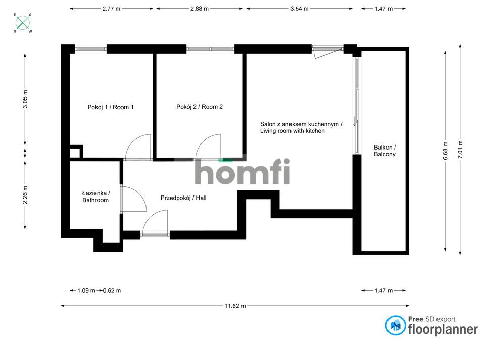 READY 3-ROOM, SUNNY APARTMENT - Квартира - Оренда - Katowice, Dąbrówka Mała