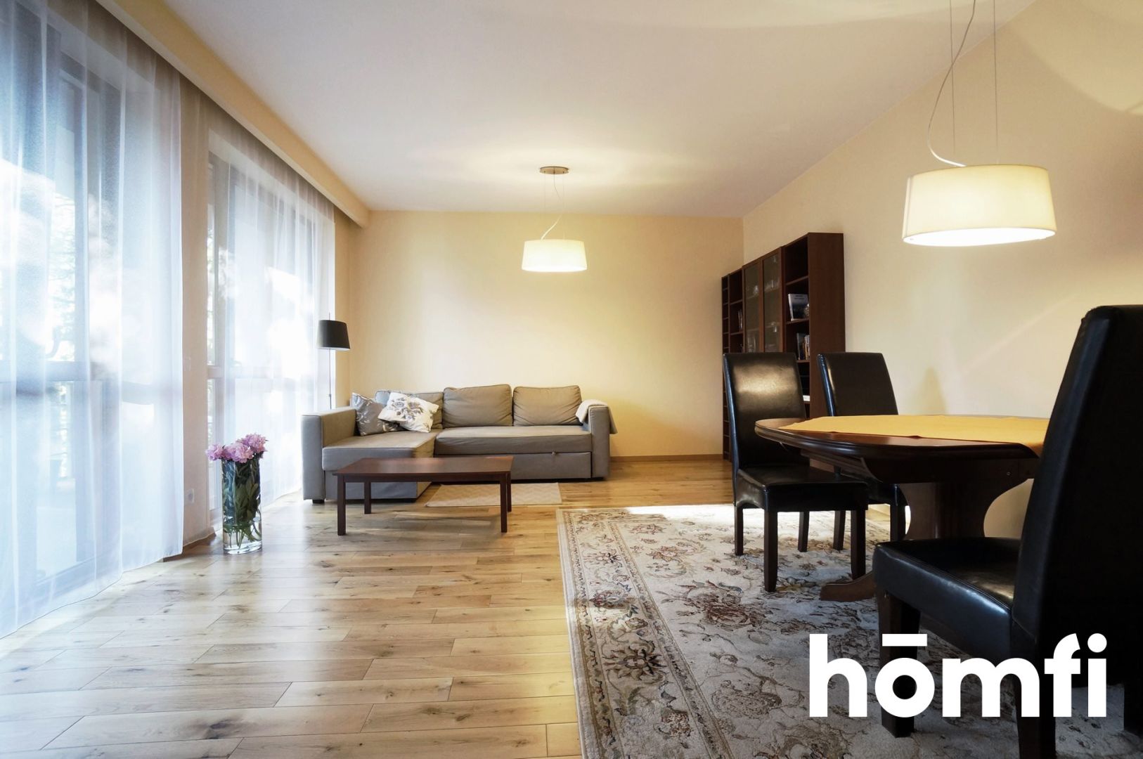 Spacious two-room apartment with balcony, Cieszyńska Street. - Apartment - Rent - Kraków, Śródmieście