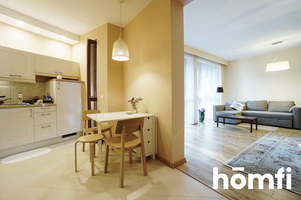 Spacious two-room apartment with balcony, Cieszyńska Street. - Apartment - Rent - Kraków, Śródmieście