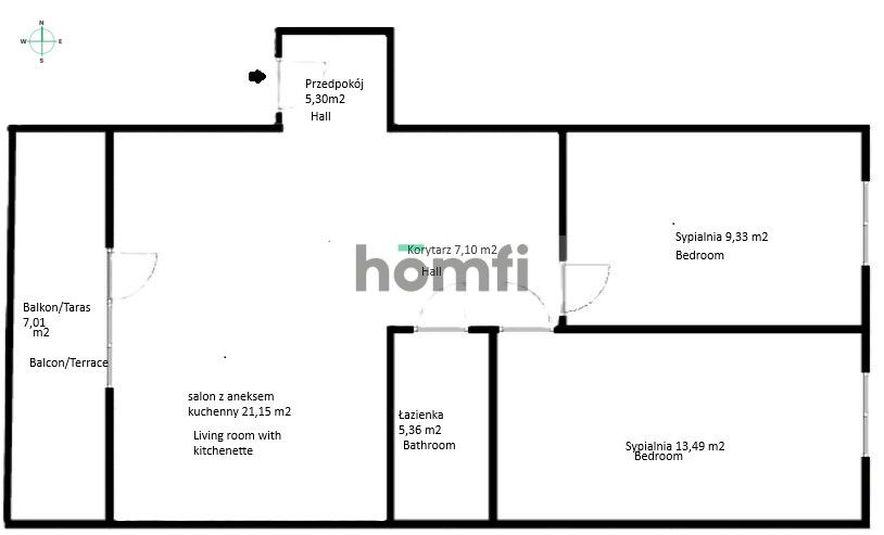 Spacious apartment with garage and storage room - Apartment - Sale - Kielce, Herby