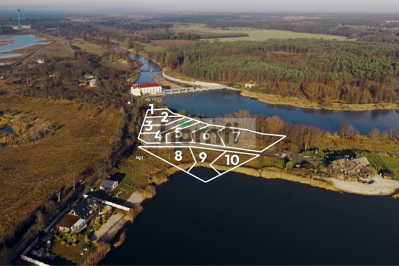 Riverfront plot with private shoreline - Ділянка - Продаж - Żagański, Żagań / Gryżyce