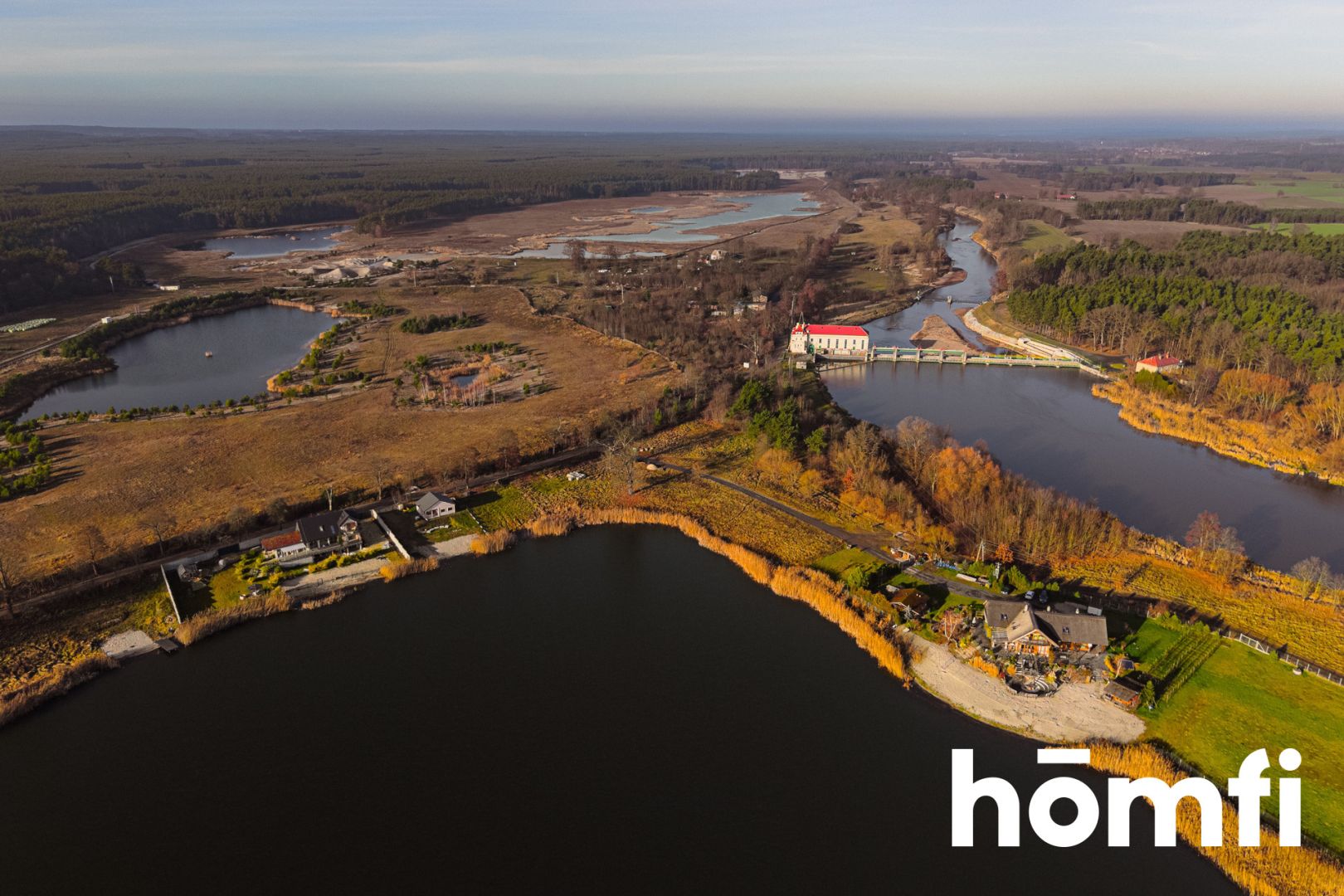 Riverfront plot with private shoreline - Plot - Sale - Żagański, Żagań / Gryżyce